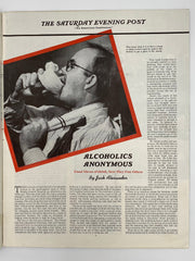 Saturday Evening Post - March 1, 1941 - Alcoholics Anonymous Recovery Collectibles