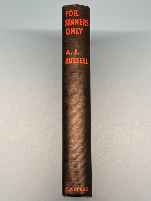 For Sinners Only by A.J. Russell - 20th Printing - ODJ Recovery Collectibles