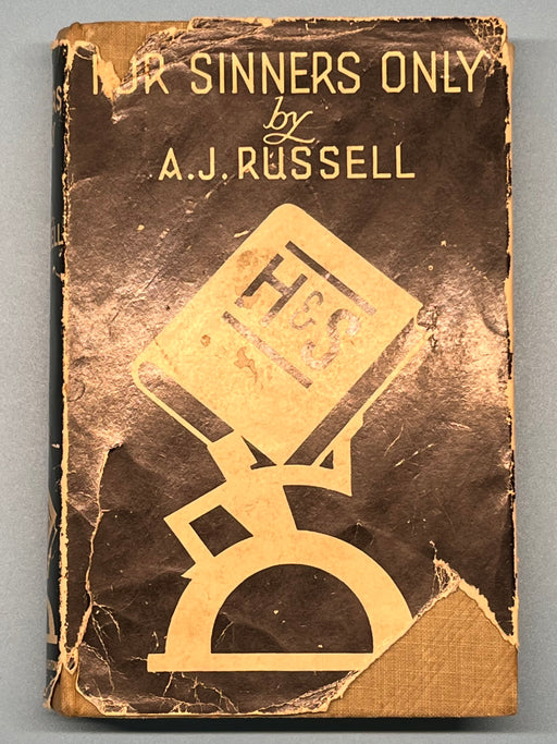 For Sinners Only by A.J. Russell - 21st Edition 1937 - ODJ Recovery Collectibles