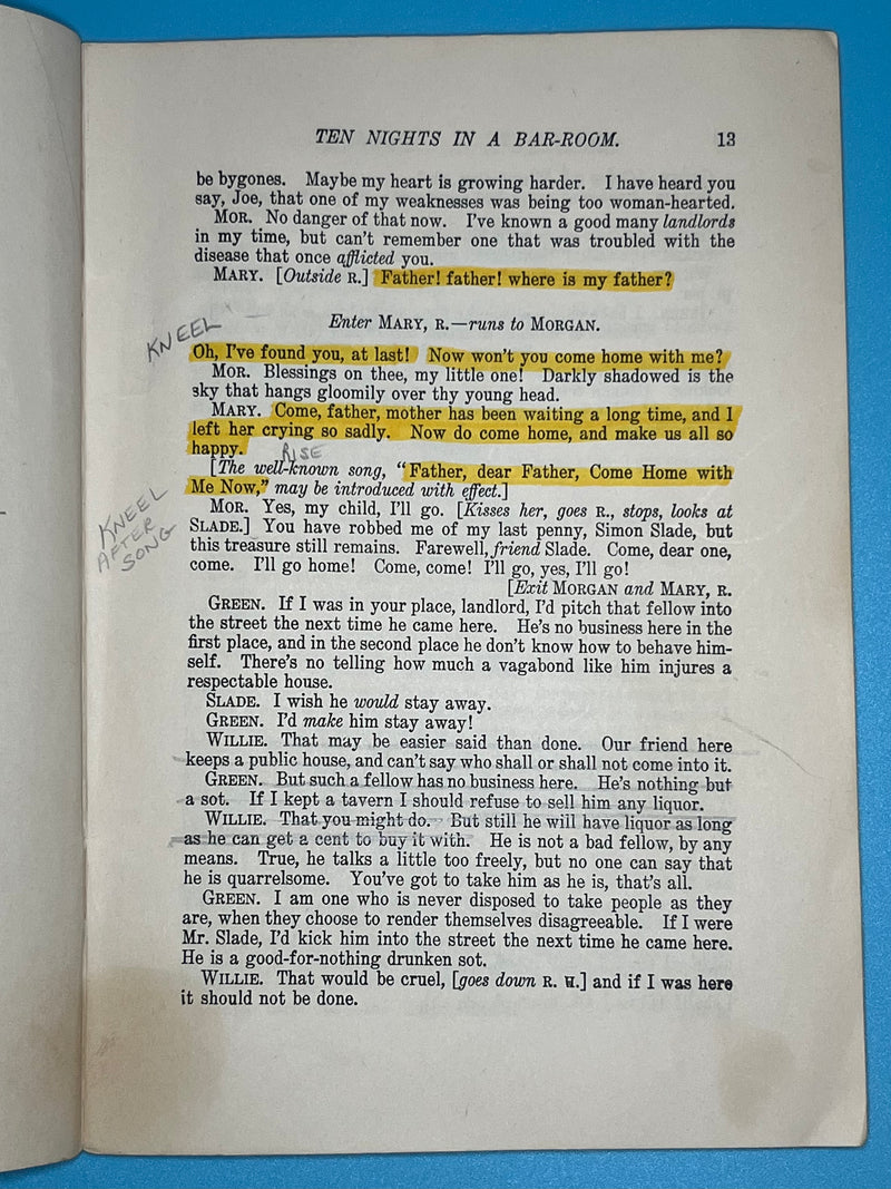 Ten Nights in a Bar-Room: A Temperance Drama in Five Acts Recovery Collectibles