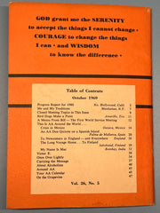 AA Grapevine from October 1969 - First World Service Meeting by Bill Recovery Collectibles