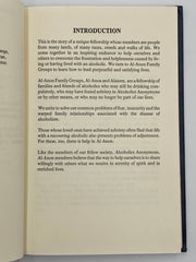 Al-Anon Family Groups - formerly “Living with an Alcoholic” - 13th Printing 1985 Recovery Collectibles