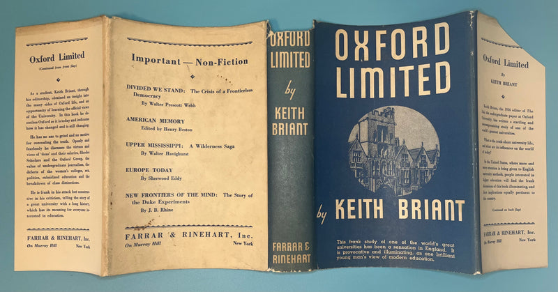 Oxford Limited by Keith Briant - 1938 Recovery Collectibles