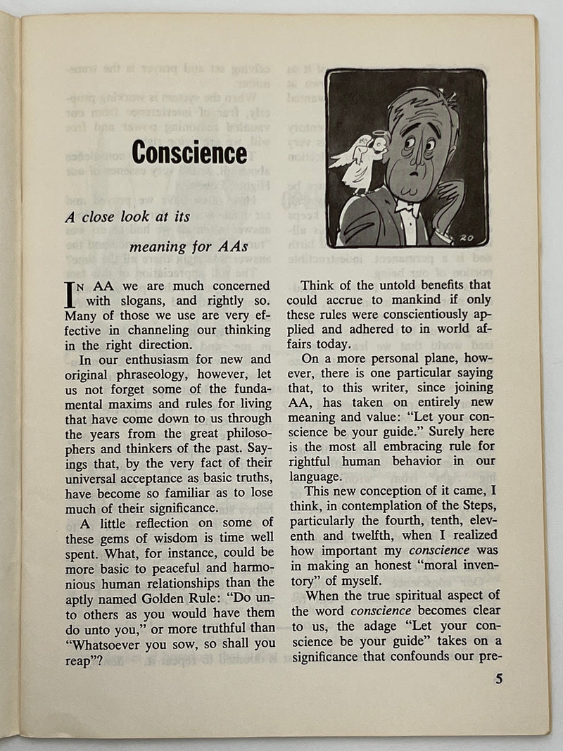 AA Grapevine from October 1963 - Silkworth Mark McConnell