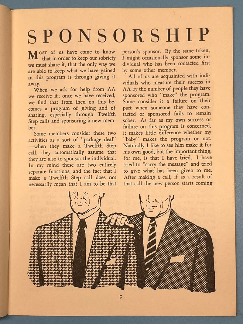 AA Grapevine from February 1955 Mark McConnell