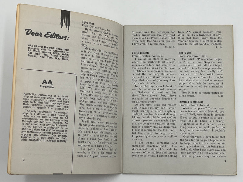 AA Grapevine from September 1968 - Leadership in AA by Bill Mark McConnell