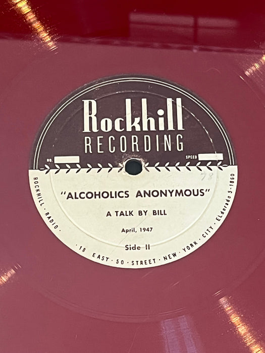 A Talk by Bill - April 1947 - Original Framed Records Recovery Collectibles