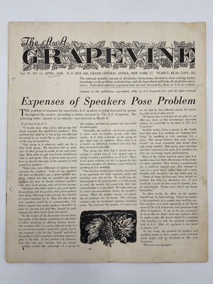 The A.A. Grapevine — April 1948 — Vol. IV, No. 11