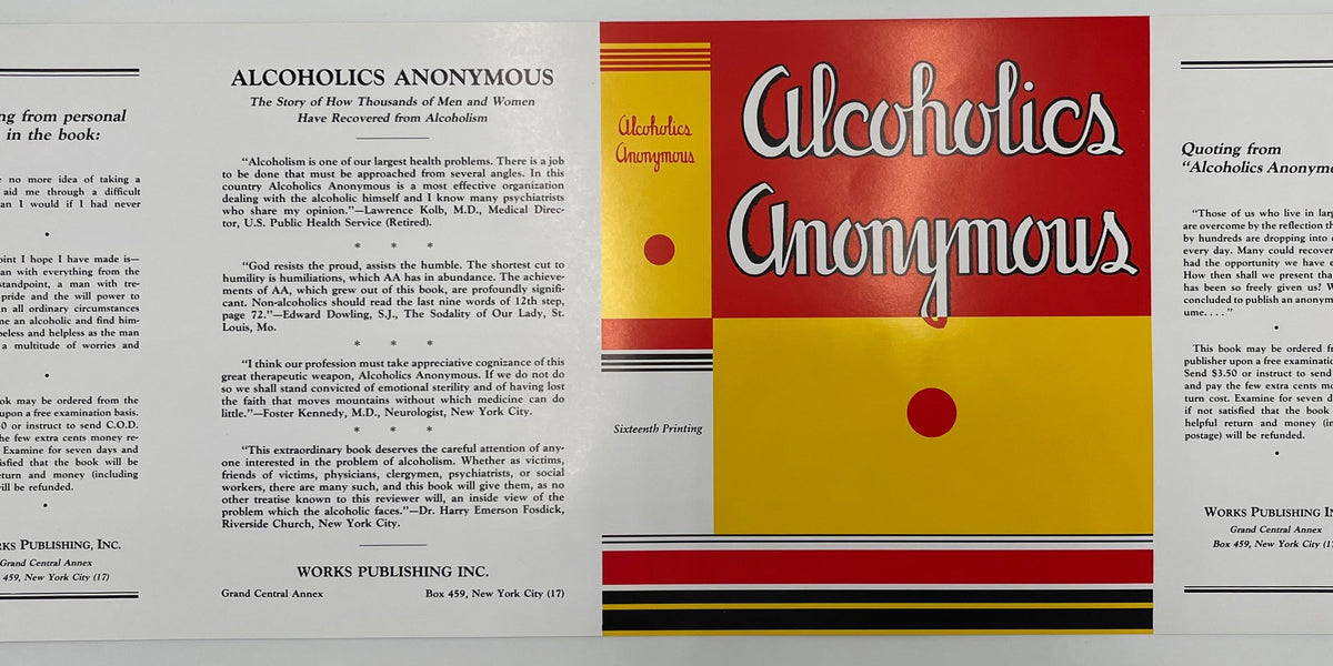 First Edition 16th Printing Reproduction Dust Jacket — Recovery 