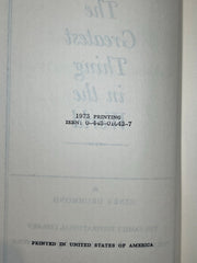 The Greatest Thing in the World by Henry Drummond - 1973 Printing David Shaw