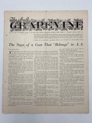 The A.A. Grapevine — March 1948 — Vol. IV, No. 10