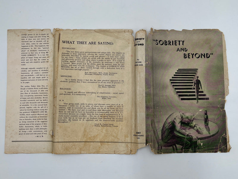 Signed by Father John Doe - Sobriety and Beyond - 1955 Ralph Pfau Recovery Collectibles