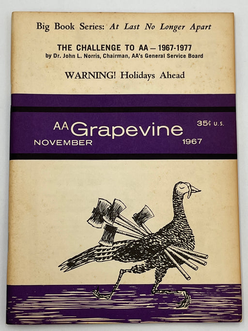 AA Grapevine from November 1967 - The Challenge To AA Mark McConnell