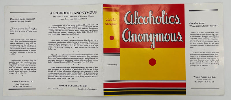 First Edition 10th Printing Reproduction Dust Jacket Recovery Collectibles