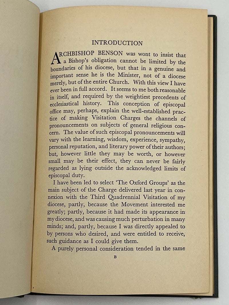 The Oxford Group Movement By Herbert Hensley Henson, D.D. - 1933 - ODJ Recovery Collectibles