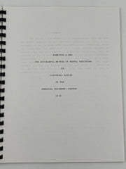 A Reprint of REMAKING A MAN by Courtenay Baylor Recovery Collectibles