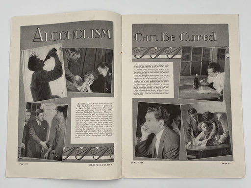 Health Magazine - Alcoholism Can Be Cured - June 1947 Recovery Collectibles