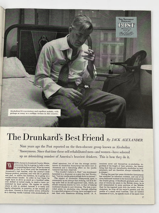 Saturday Evening Post from April 1, 1950 - Drunkard’s Best Friend Mark McConnell