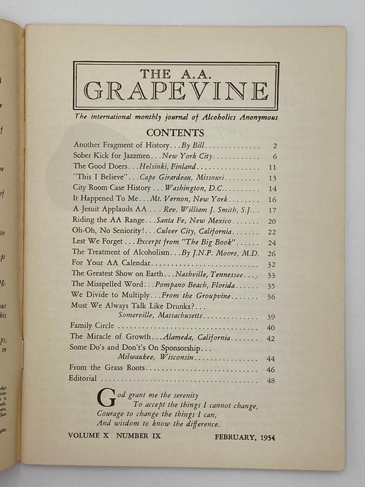 AA Grapevine - February 1954 Alabama