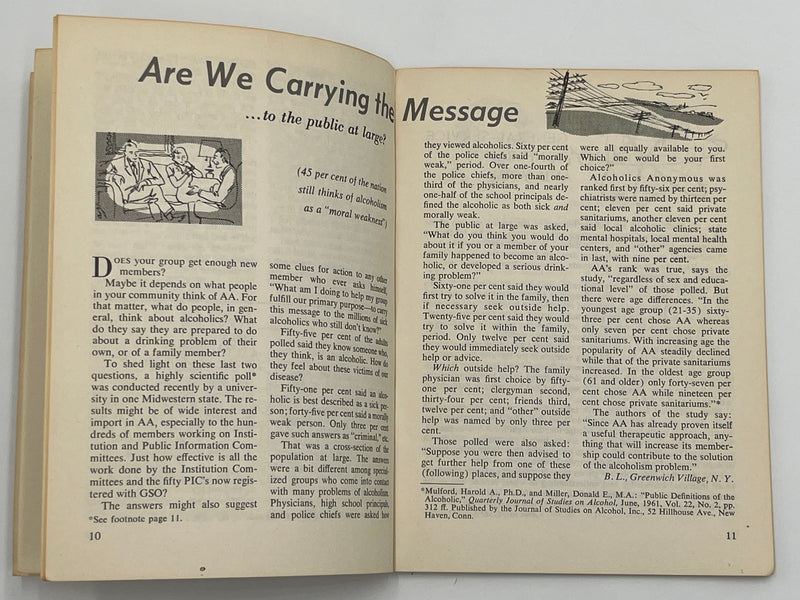 AA Grapevine from April 1962 - The 12 Steps Revisited Mark McConnell