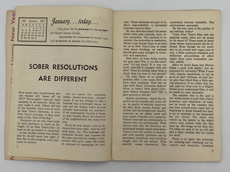 AA Grapevine January 1957 - Happy New Year Alabama