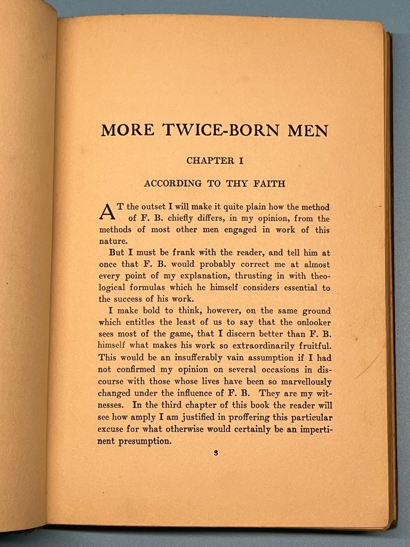 More Twice-Born Men by Harold Begbie - 1923 Recovery Collectibles