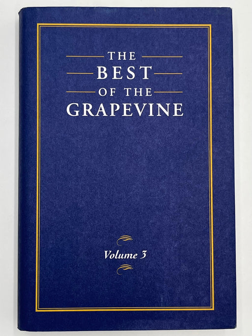 The Best of the Grapevine Volume 3 - First Printing 1998 - ODJ Recovery Collectibles