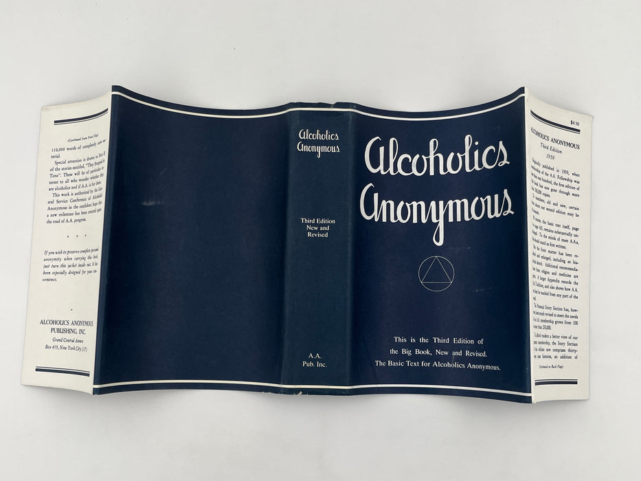 Alcoholics Anonymous Second Edition 3rd Printing from 1959 - RDJ Recovery Collectibles