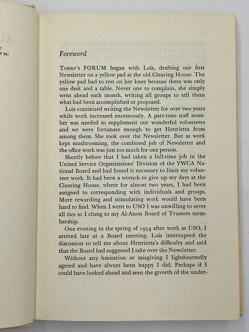 Al-Anon’s Favorite Forum Editorials - 3rd Printing 1978 - ODJ Recovery Collectibles