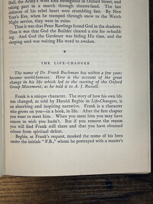 By The Grace Of God : A Book Of Religious Experience By Rev. F.E. Christmas - Editor - 1937 David Shaw