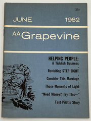 AA Grapevine from June 1962 - Helping People Mark McConnell