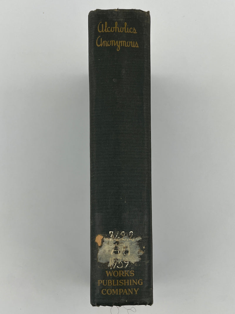 Alcoholics Anonymous First Edition 4th Printing from 1943 - Green - RDJ Recovery Collectibles