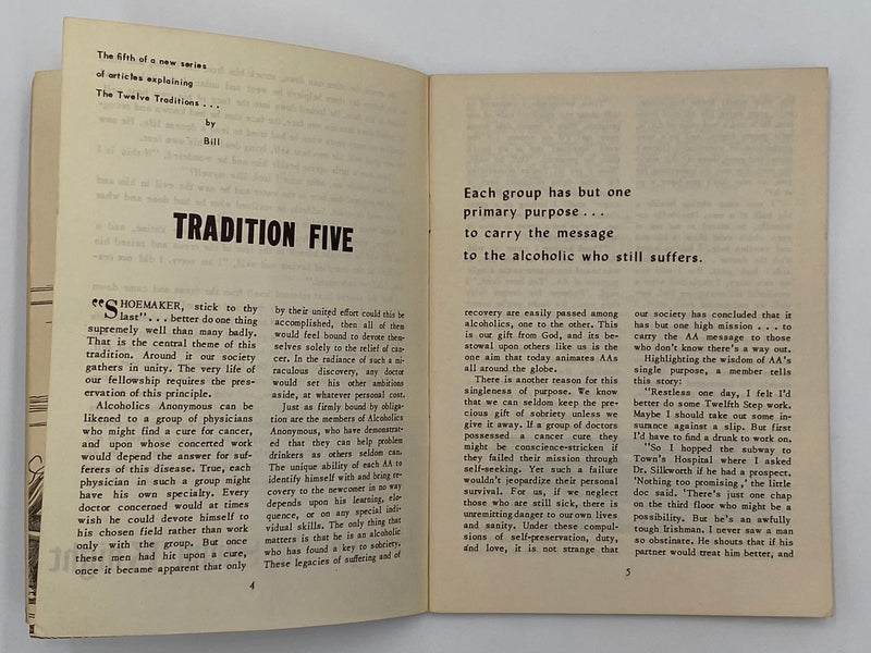 AA Grapevine September 1952 - Tradition Five Alabama