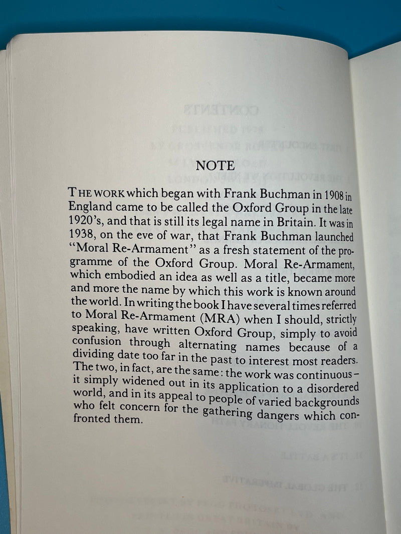 Meeting Moral Re-Armament by K.D. Belden - 1979
