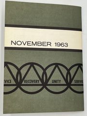 AA Grapevine from November 1963 - Gratitude Month Mark McConnell