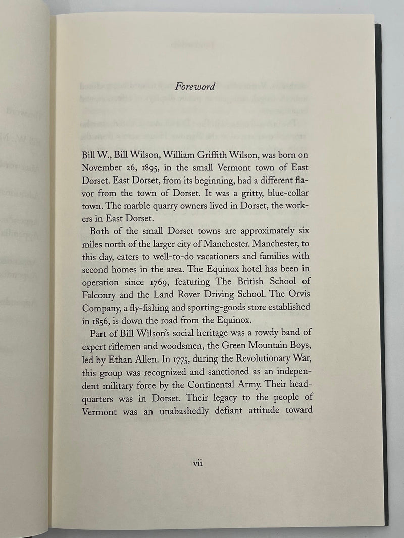 Bill W.: My First 40 Years - 3rd Printing - 2000 Recovery Collectibles