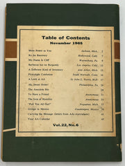 AA Grapevine from November 1965 - A Look at AA Mark McConnell