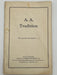 A.A. Tradition - 1947 AA Pamphlet Recovery Collectibles