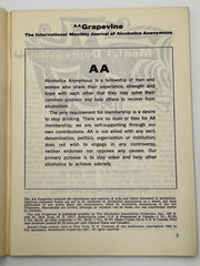 AA Grapevine from March 1966 - Mental Depression Mark McConnell