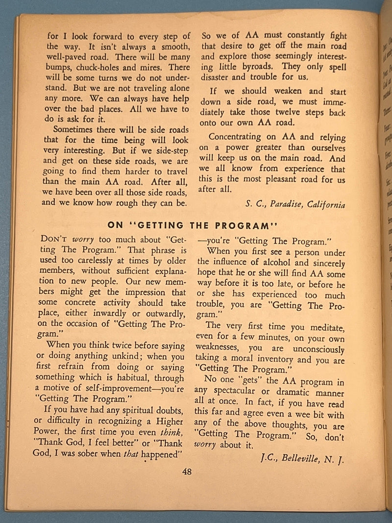 AA Grapevine - September 1953 - Surrender vs Compliance by Harry Tiebout Mark McConnell