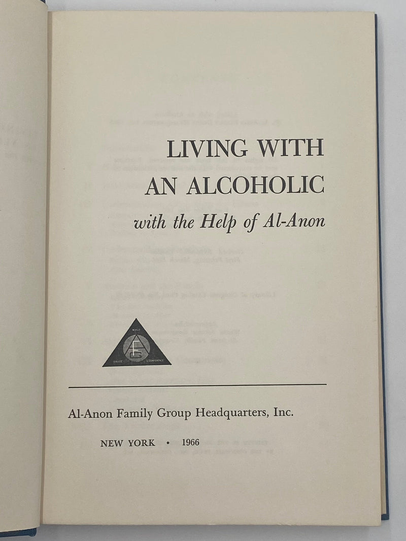 Living with an Alcoholic - Revised Expanded Edition First Printing 1966 - ODJ Recovery Collectibles