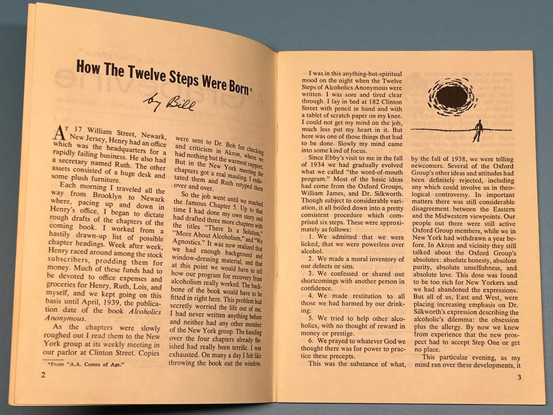 AA Grapevine - September 1962 - How The 12 Steps Were Born by Bill Recovery Collectibles