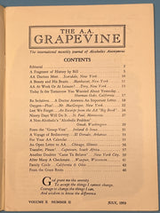AA Grapevine - July 1953 - A Fragment of History by Bill Mark McConnell