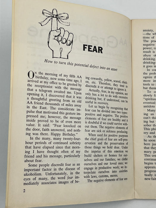 AA Grapevine from September 1963 - Fear Mark McConnell