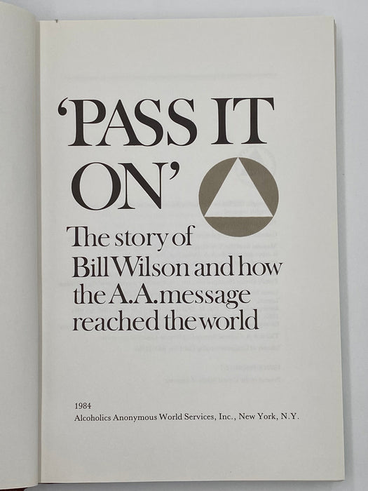 Pass It On - First Printing - 1984 - with Original Jacket David Shaw