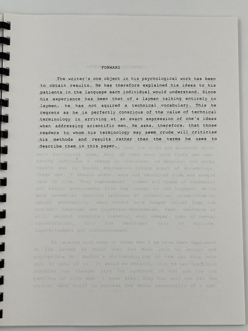 A Reprint of REMAKING A MAN by Courtenay Baylor Recovery Collectibles
