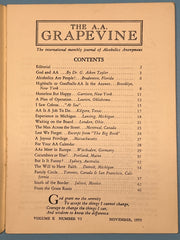 AA Grapevine from November 1953 - God and AA Mark McConnell