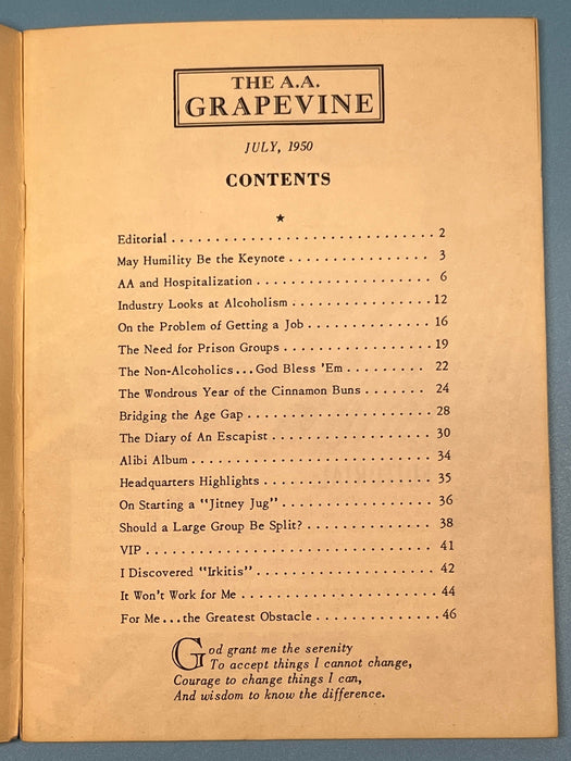 AA Grapevine from July 1950 - First International Convention Issue Mark McConnell