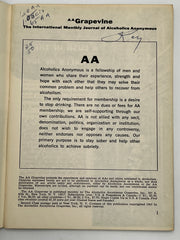 AA Grapevine from February 1965 - A Lush in the Halls of Ivy Mark McConnell
