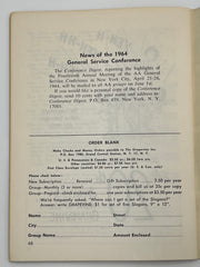 AA Grapevine from May 1964 - A Message From Bill Mark McConnell